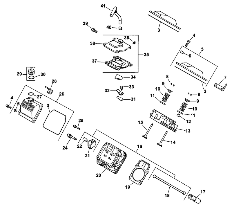 Headvalvebreather Assembly engine Kohler Ch26s Efi Ps 78517