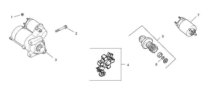 Group 7 Starter Assembly Kohler CH26S 78518