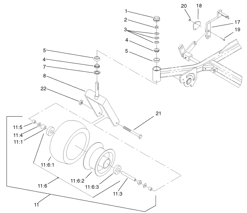 Caster Wheel Assembly
