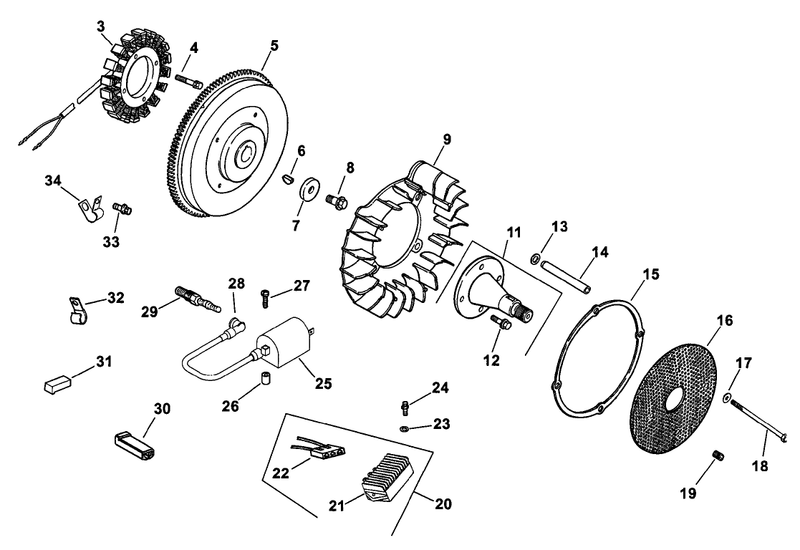Ignitionelectrical Assembly engine Kohler Ch26s Efi Ps 78517