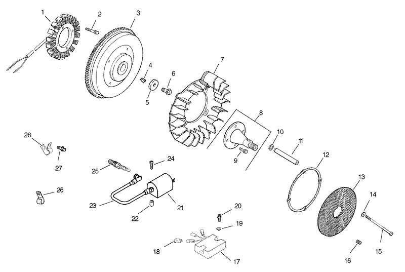 Group 5 IgnitionElectrical Assembly Kohler CH26S 78518