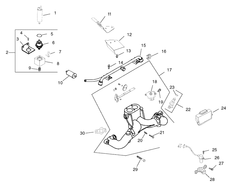 Group 8 Fuel System Assembly Kohler CH26S 78518