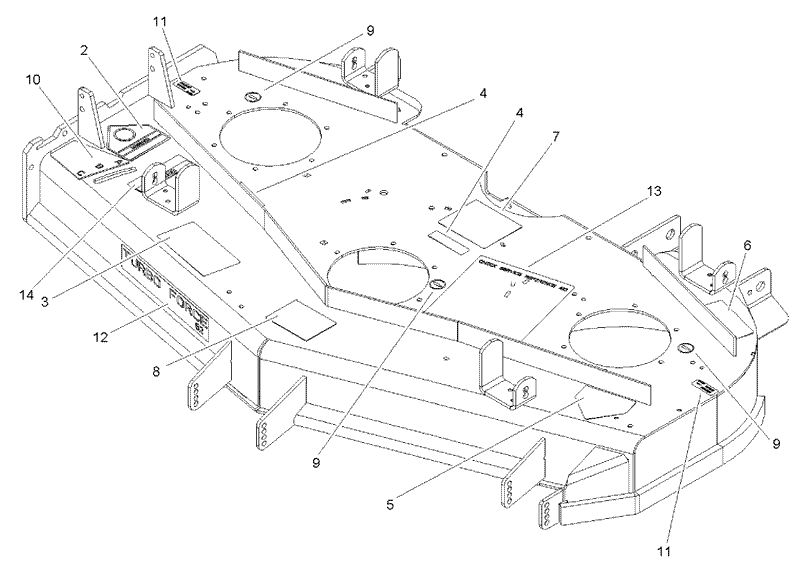 Deck Decal Assembly No 107 1623