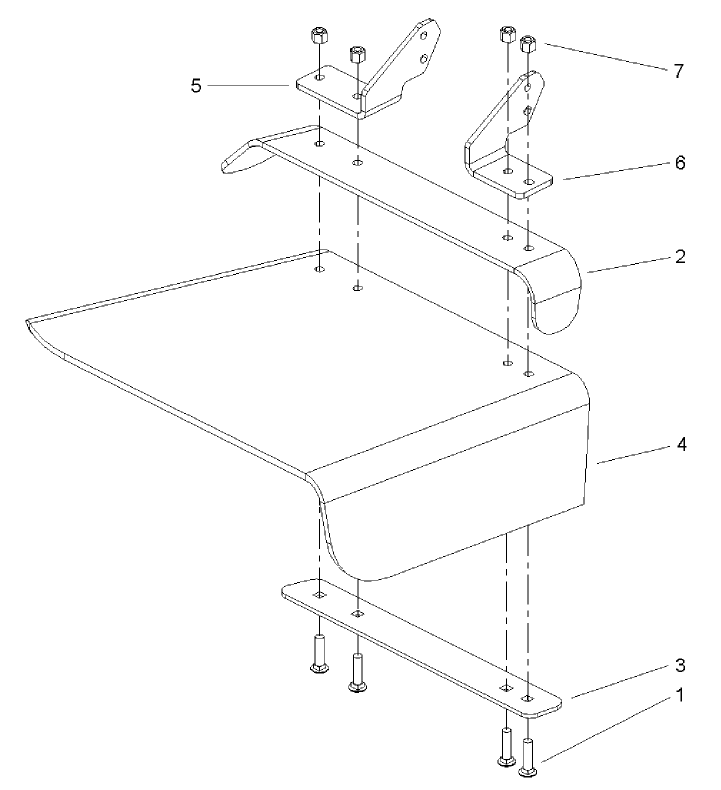 Deflector Assembly No 106 3249