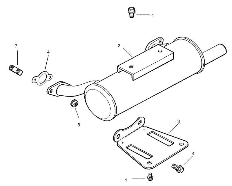 Exhaust Assembly Kohler CH20S 64684