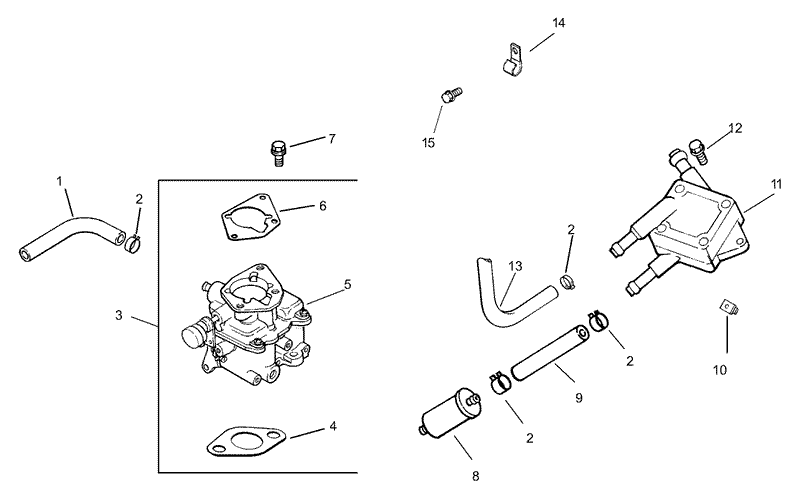 Fuel System Assembly Kohler CH20 PS 64706