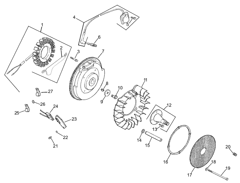 Ignition Electrical Assembly Kohler CH20 PS 64706