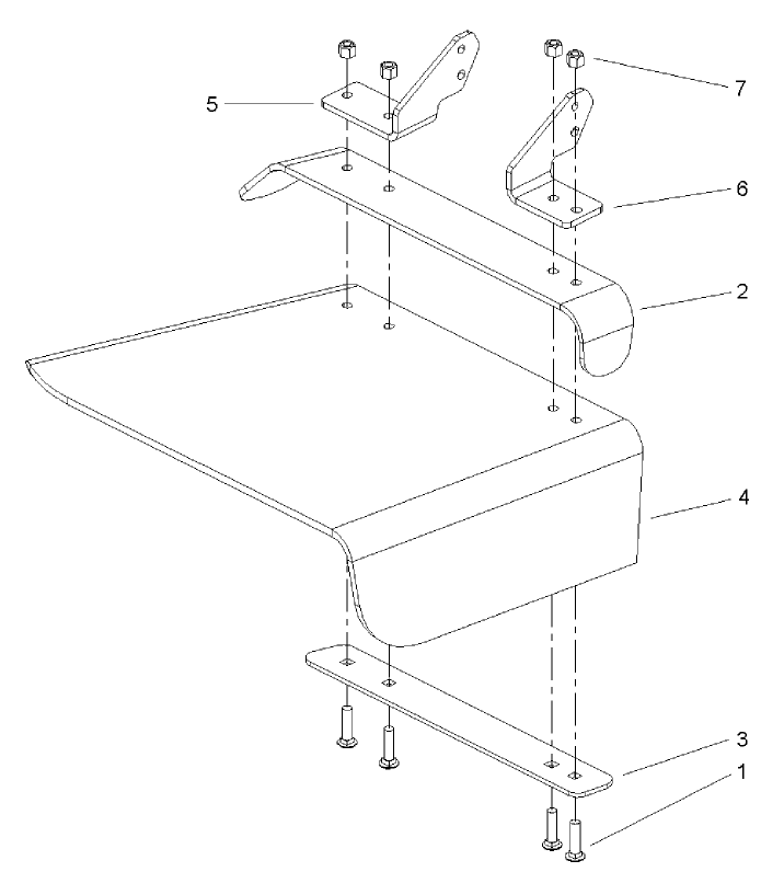 Deflector Assembly No 106 3249