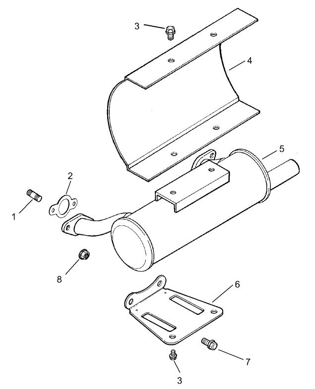 Group 11 Exhaust Assembly Kohler CH740 0007
