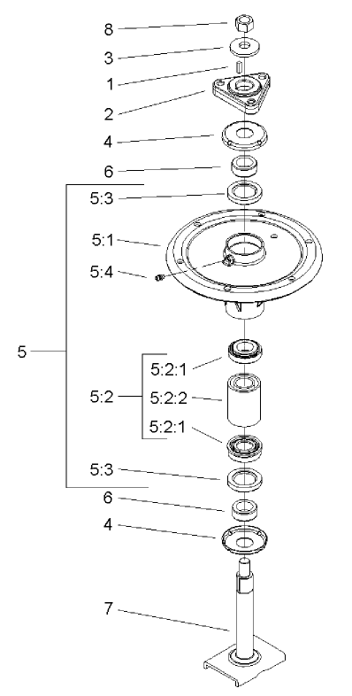 Spindle Assembly No 106 3217
