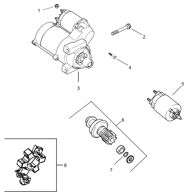 Starter Assembly Kohler CH740 0054