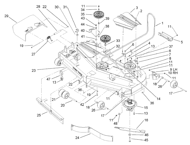 60in Deck Assembly