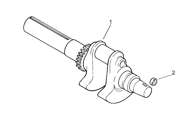 Group 1 Crankshaft Assembly Kohler CH23S 76569