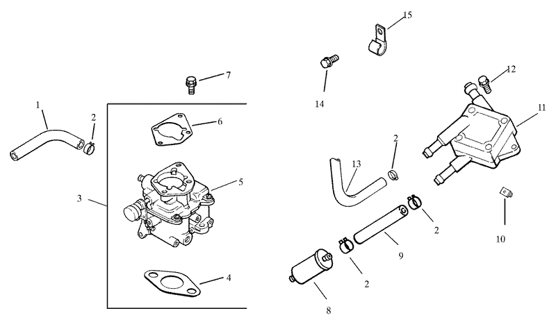 Group 8 Fuel System Assembly Kohler CH23S 76569