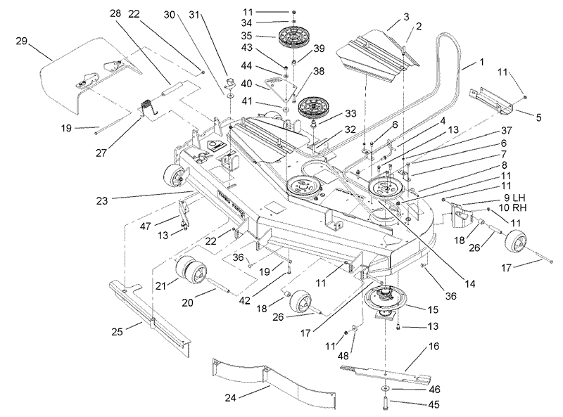 60in Deck Assembly