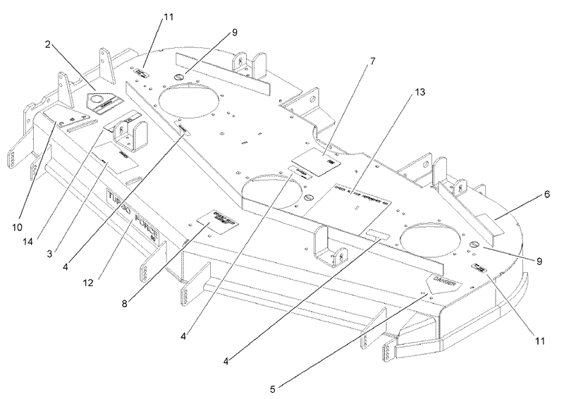 Deck Assembly No 107 1624