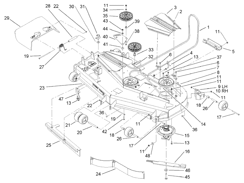 60in Deck Assembly