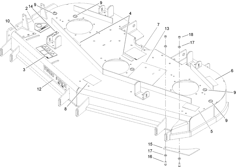 Deck Assembly No 107 3974