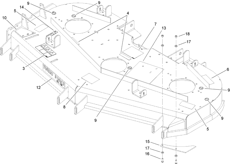 Deck Assembly No 107 3974