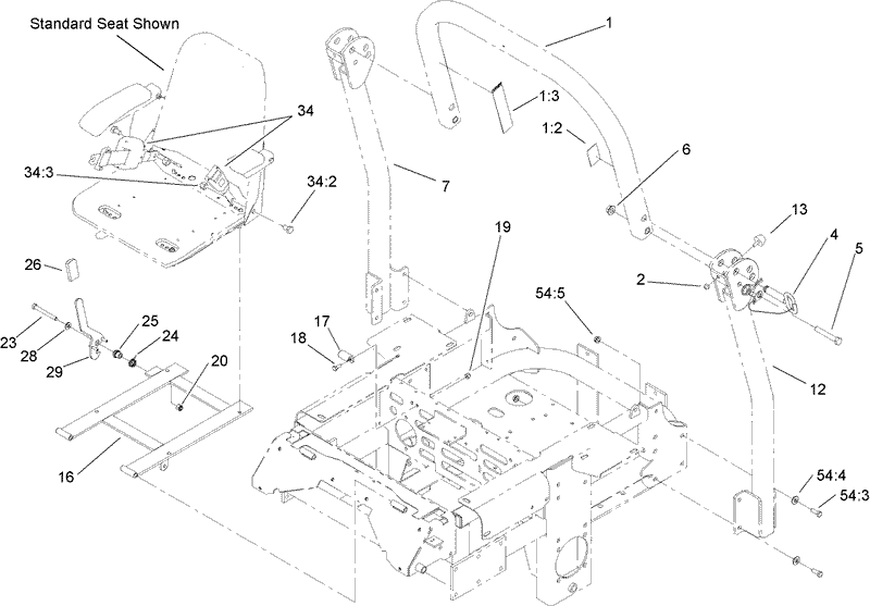 Roll Over Protection System Assembly No 108 1097