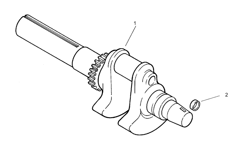 Group 1 Crankshaft Assembly Kohler CH740 0007