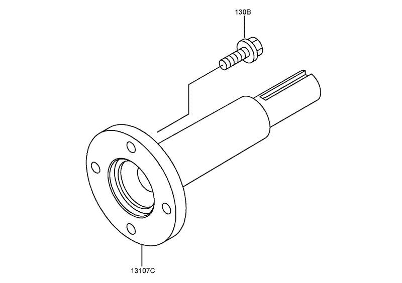 Power Take Off Equipment Assembly Kawasaki FH721D CS05 R