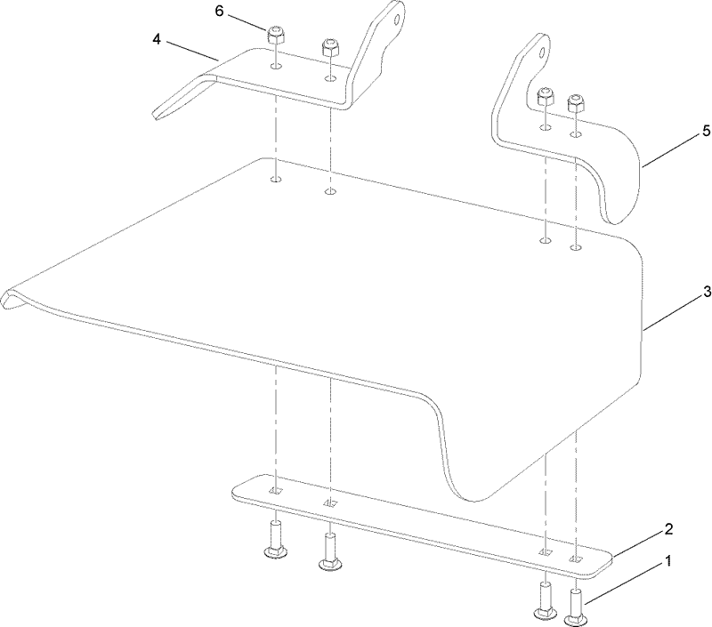 Rubber Deflector Assembly No 108 7770