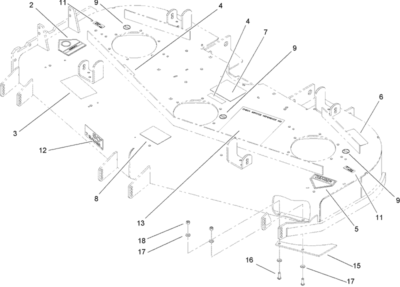Deck Assembly No 110 5561