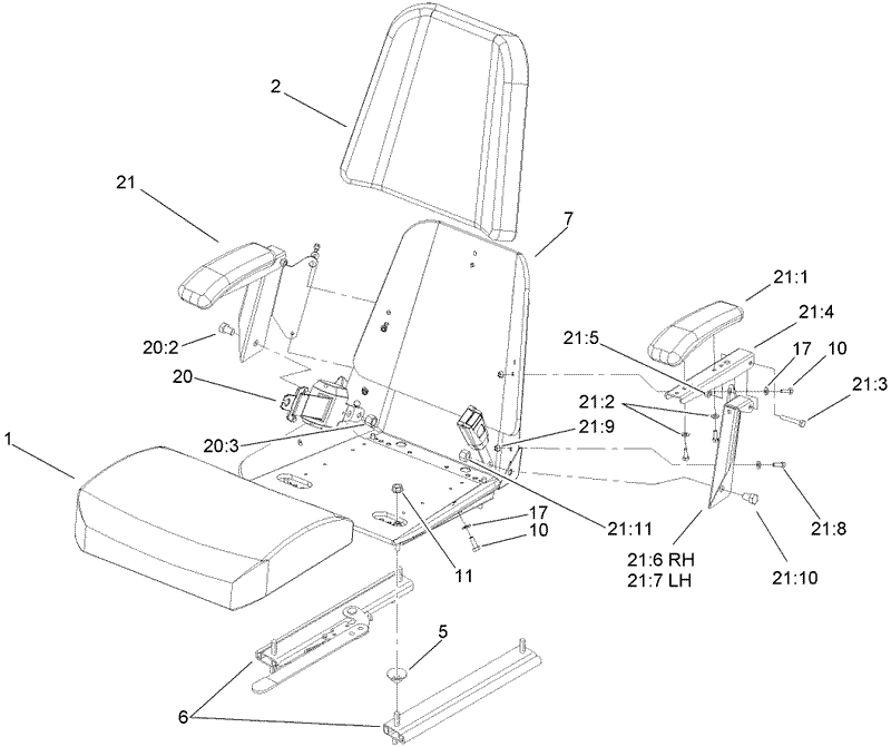 Seat Assembly No 110 5737