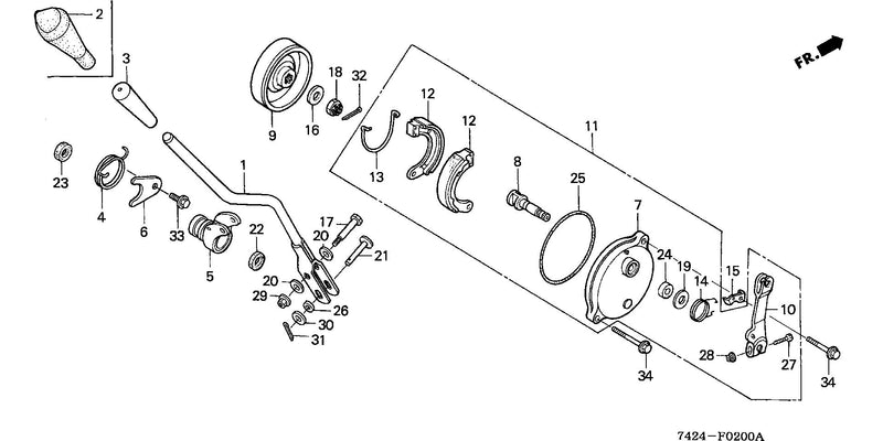 CHANGE LEVER@BRAKE