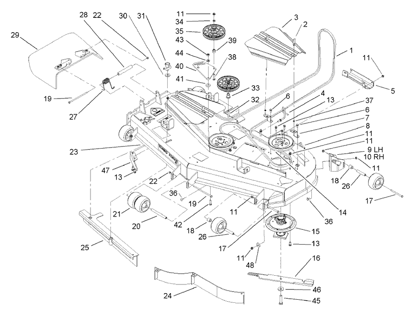 60in Deck Assembly