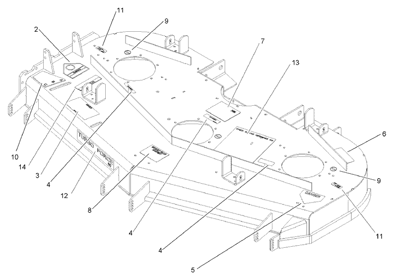 Deck Assembly No 107 1624