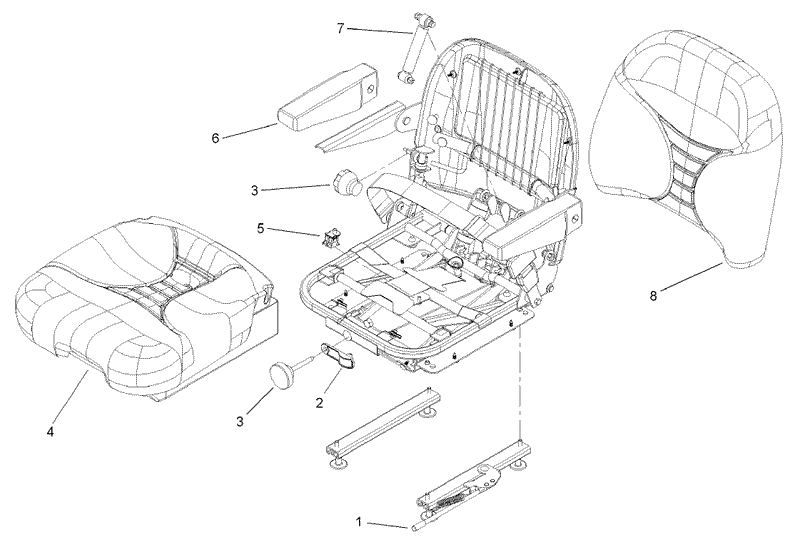 Seat Assembly No 106 9988