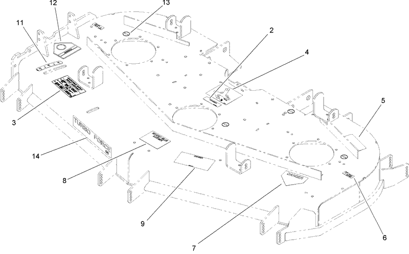 Deck Decal Assembly No 108 5945