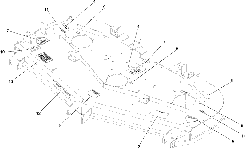 Deck Decal Assembly No 112 8359