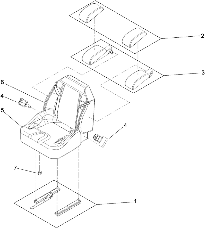 Seat Assembly No 116 0035