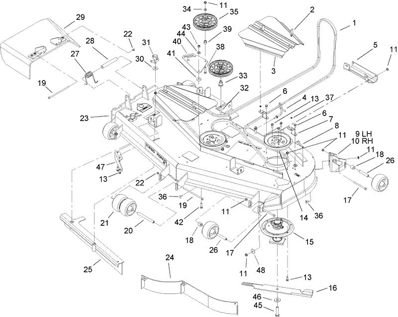 60 Inch Deck Assembly