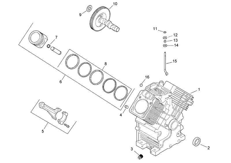 Crankcase Assembly Kohler CH745 0007