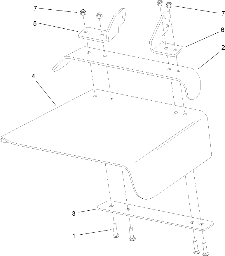 Rubber Deflector Assembly No 108 2792