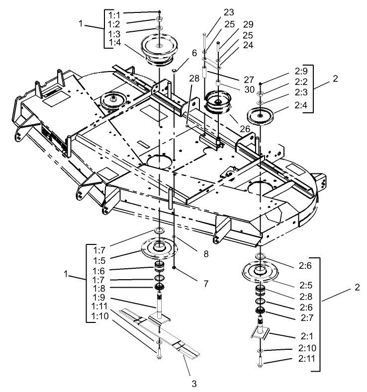 Spindle and Pulley Assembly