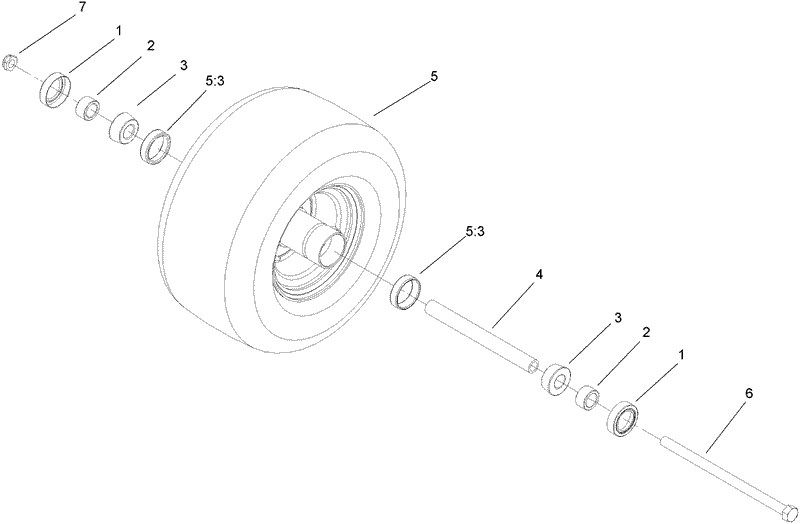 Caster Wheel Assembly No 110 5746