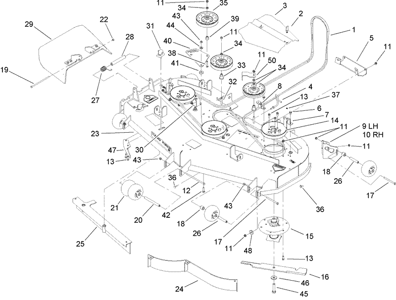 60 Inch Deck Assembly
