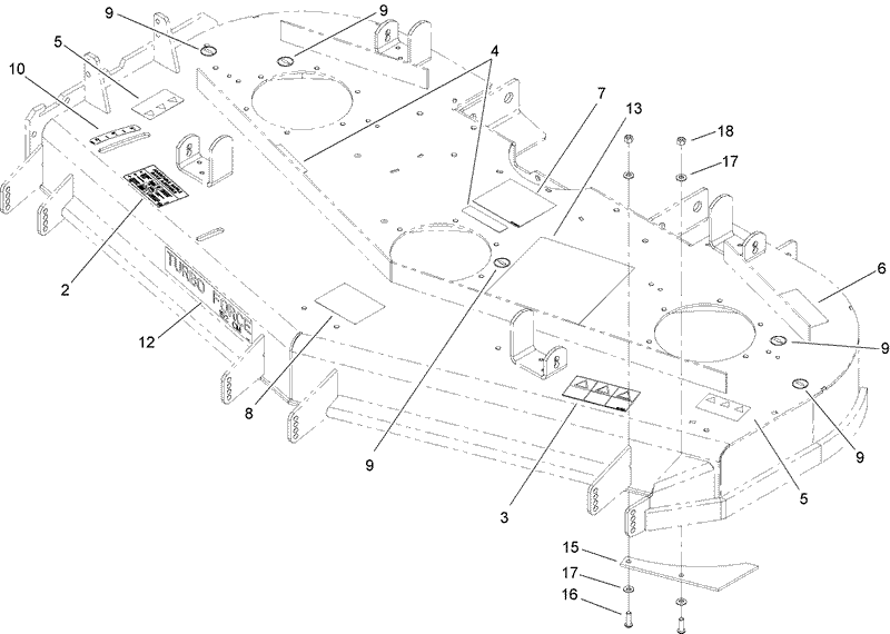 Deck Assembly No 107 3974