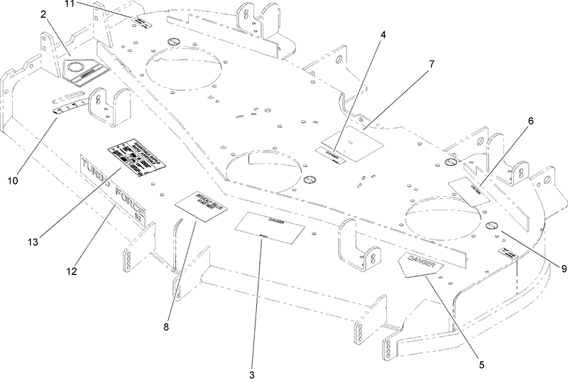 Deck Decal Assembly No 108 5965