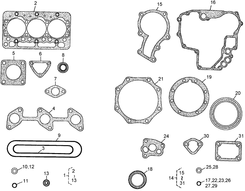 Gasket Kit Assemblies