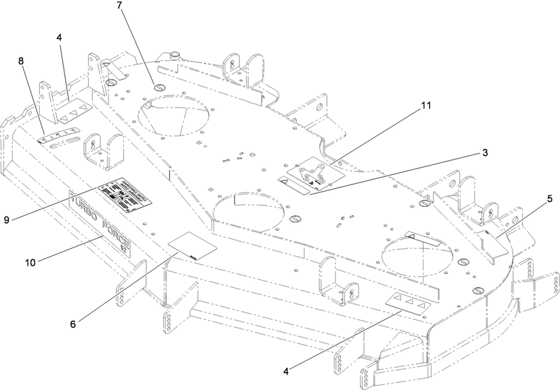 Deck Decal Assembly No 114 4487