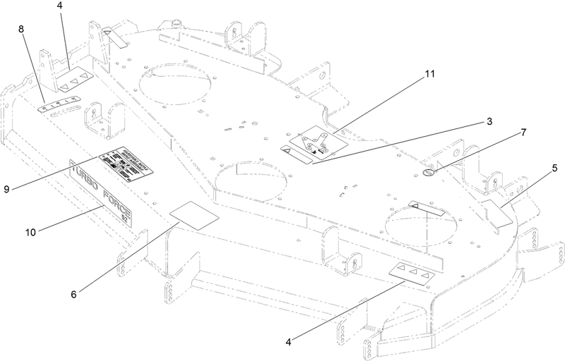 Deck Decal Assembly No 114 4487
