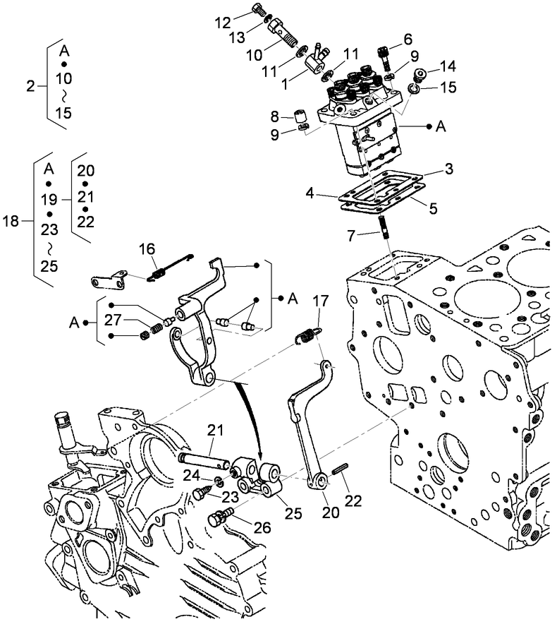 Injection Pump and Governor Assembly