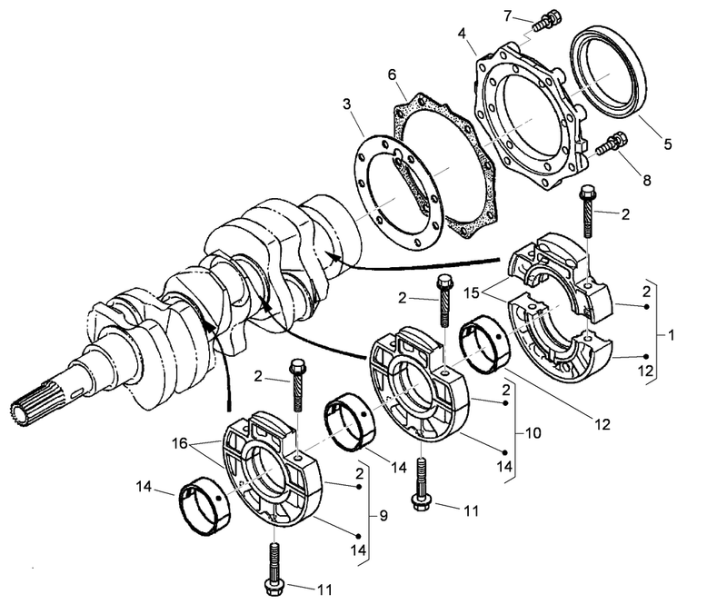 Main Bearing Case Assembly