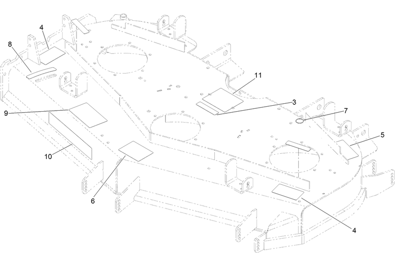 Deck Decal Assembly No 114 4487